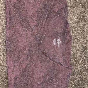 maroon camo short sleeve shirt